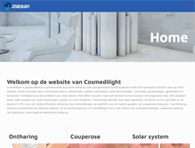 Tablet Screenshot of cosmedilight.nl